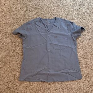 Figs Women's Gray blue  Short Sleeve Top